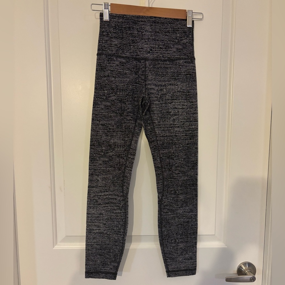 lululemon athletica Black/Gray Leggings
